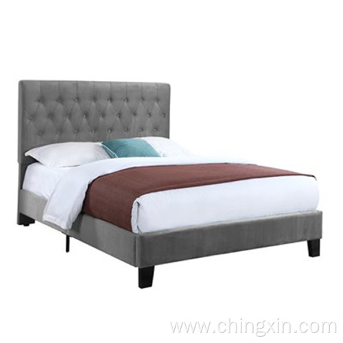 KD Upholstered Fabric Bed Bedroom Furniture CX610A